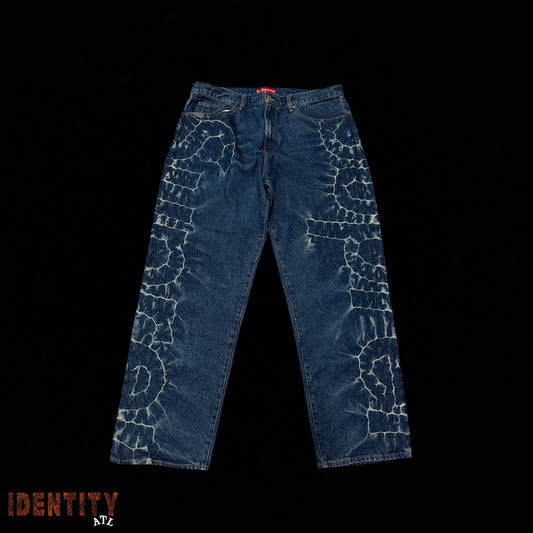 Supreme Shibori Loose Fit Jean Rigid Indigo