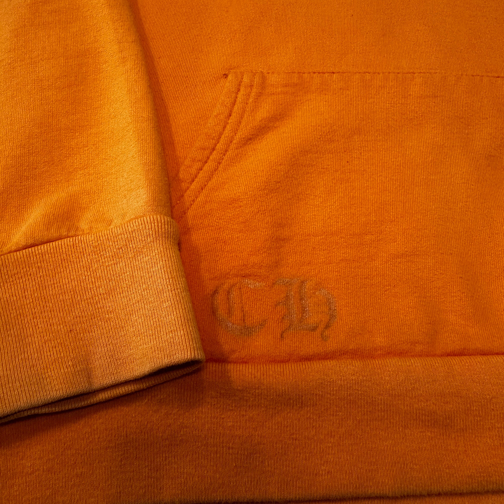 Chrome Hearts x Off White Hoodie Orange