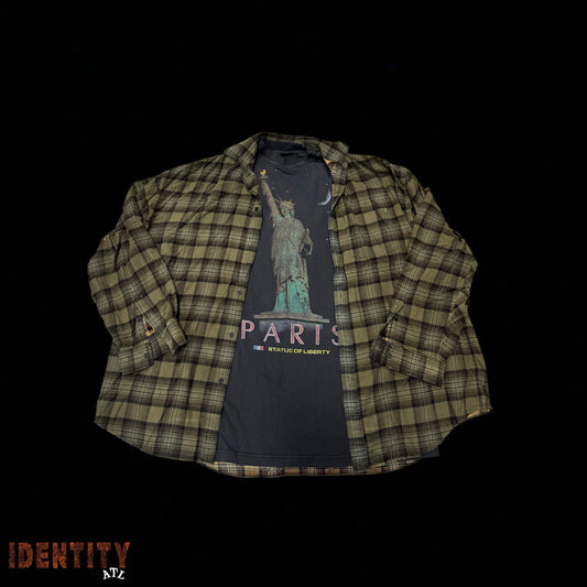 Balenciaga Paris Liberty Oversize Layered Shirt