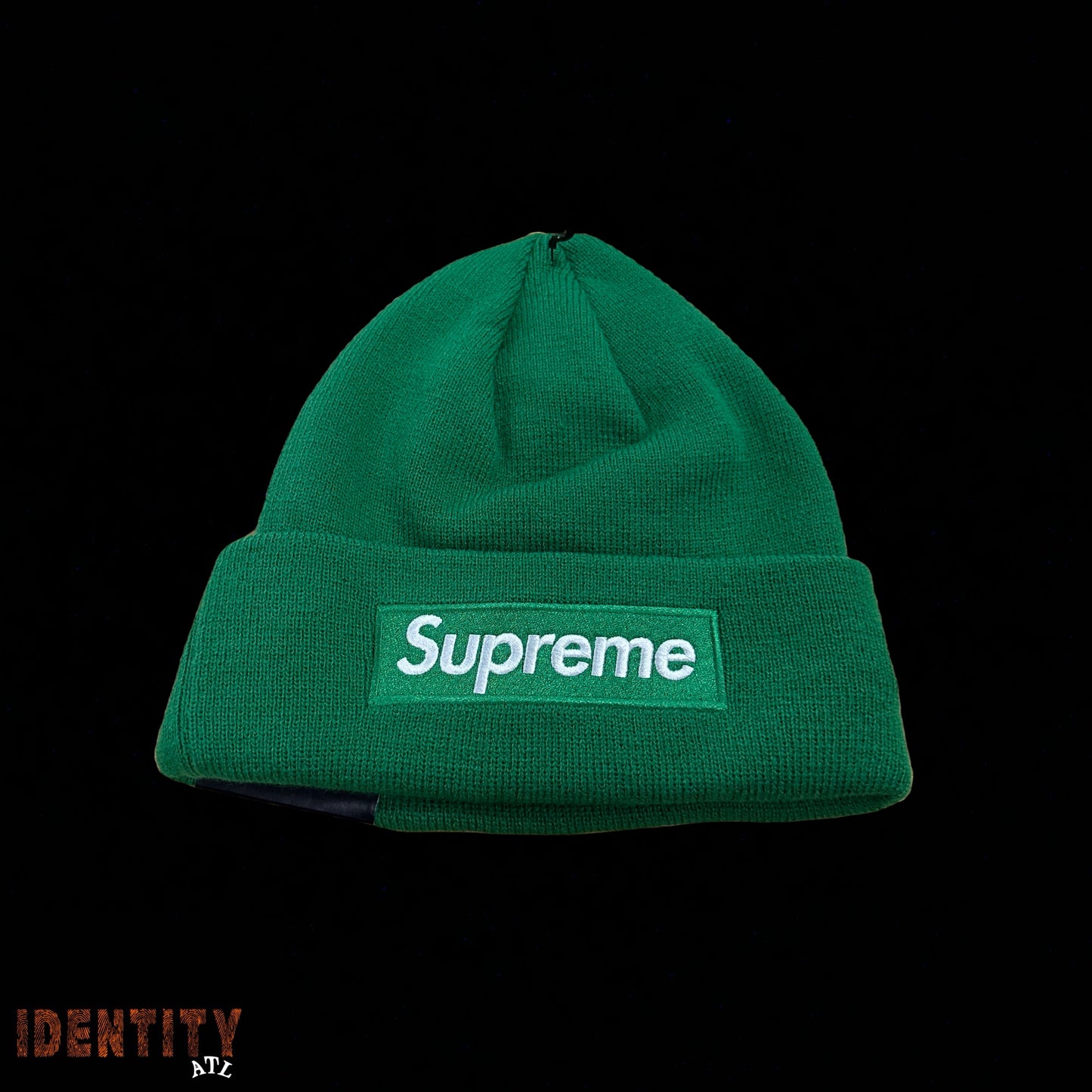Supreme New Era Box Logo Beanie (FW24) Green