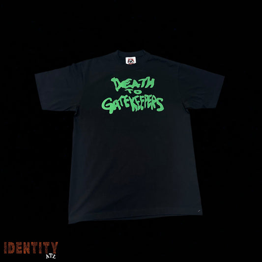 Financial Dept. Death To Gatekeepers Tee Black