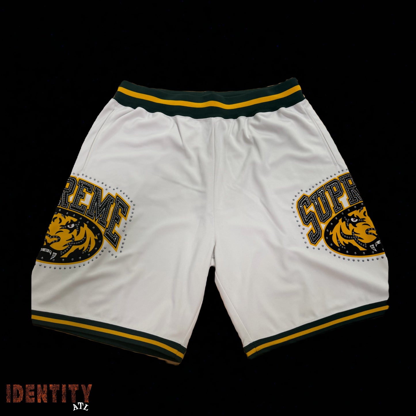 Supreme Studded Basketball Short White