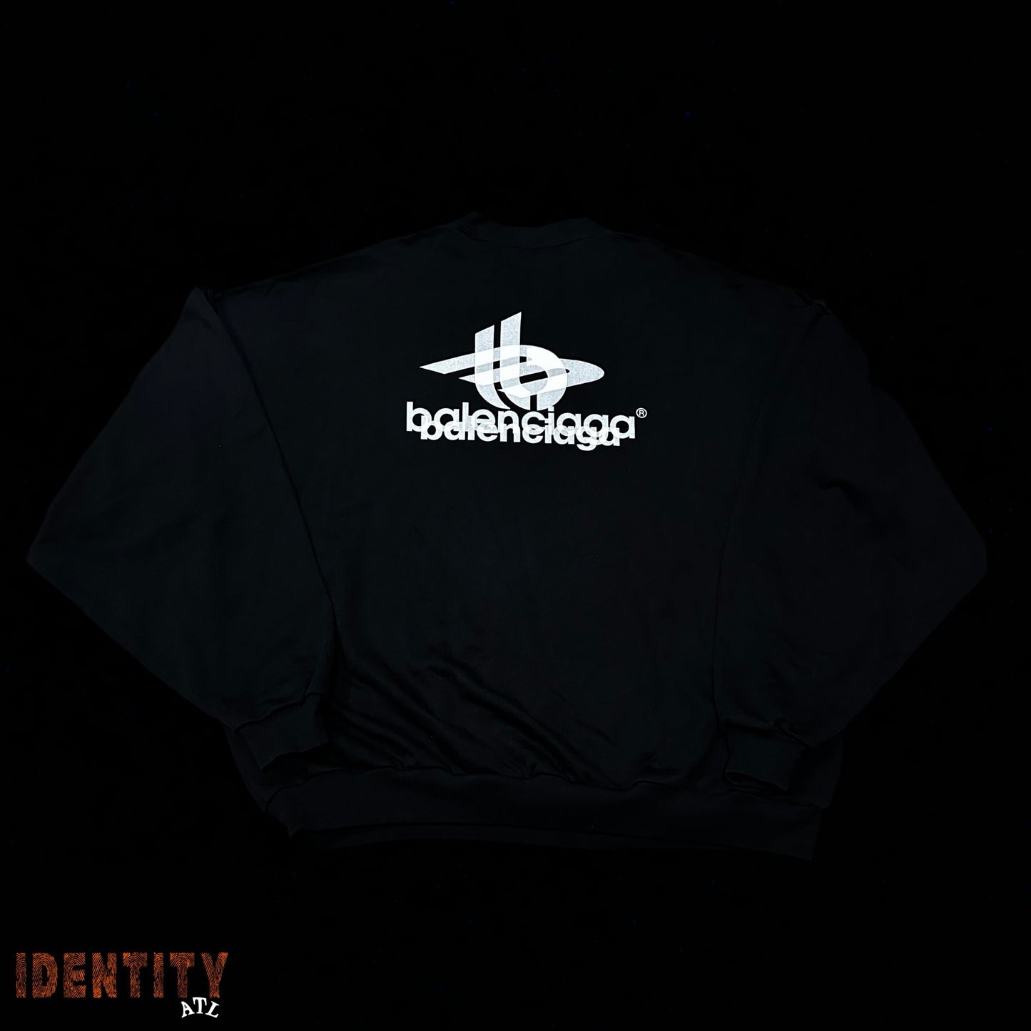 Balenciaga Layered Sweatshirt Black