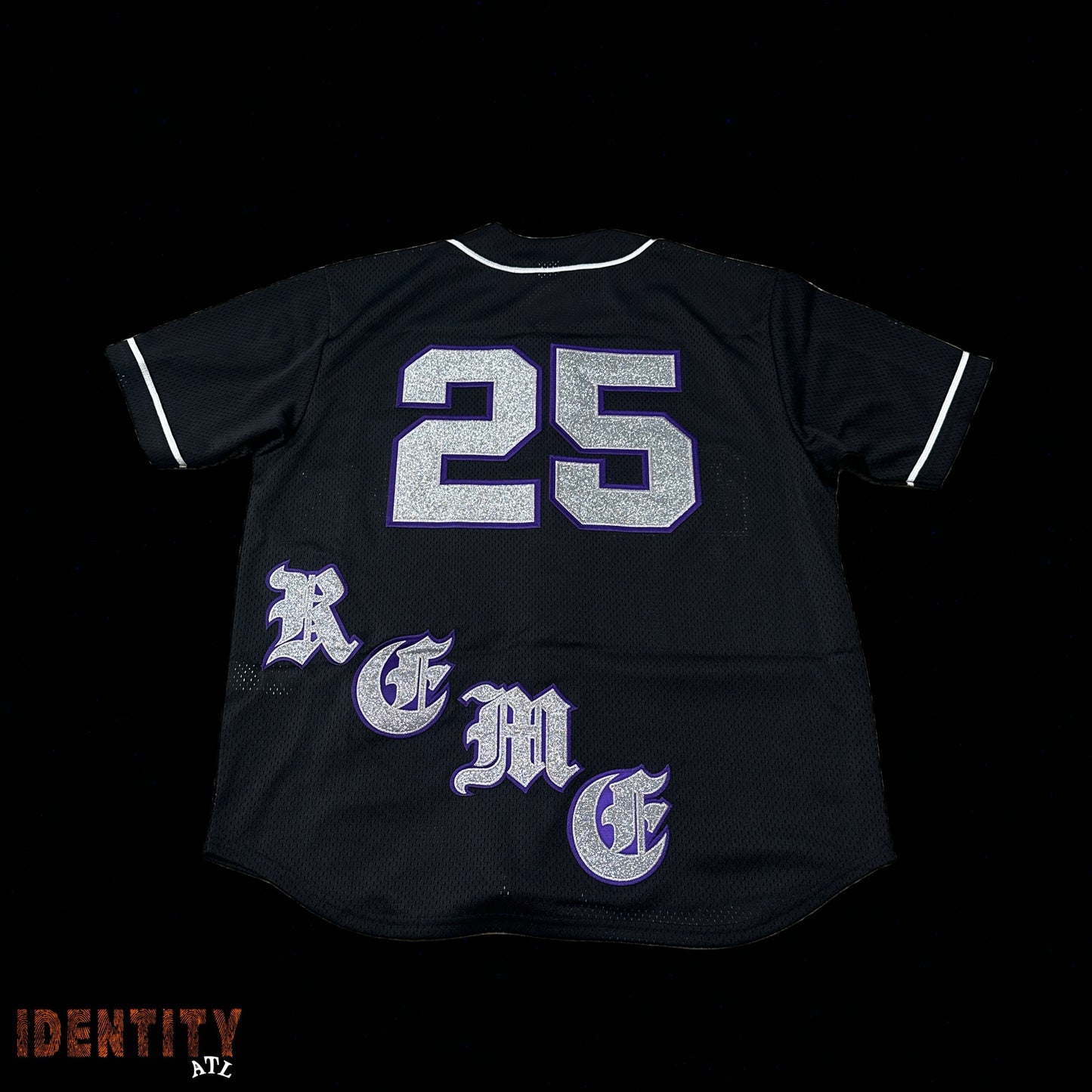 Supreme Old English Baseball Jersey Black