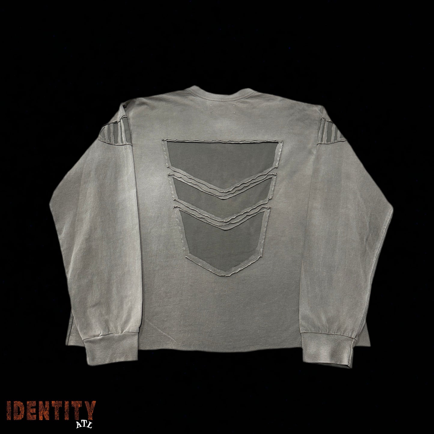Satoshi Collegiate Longsleeve Grey Shirt