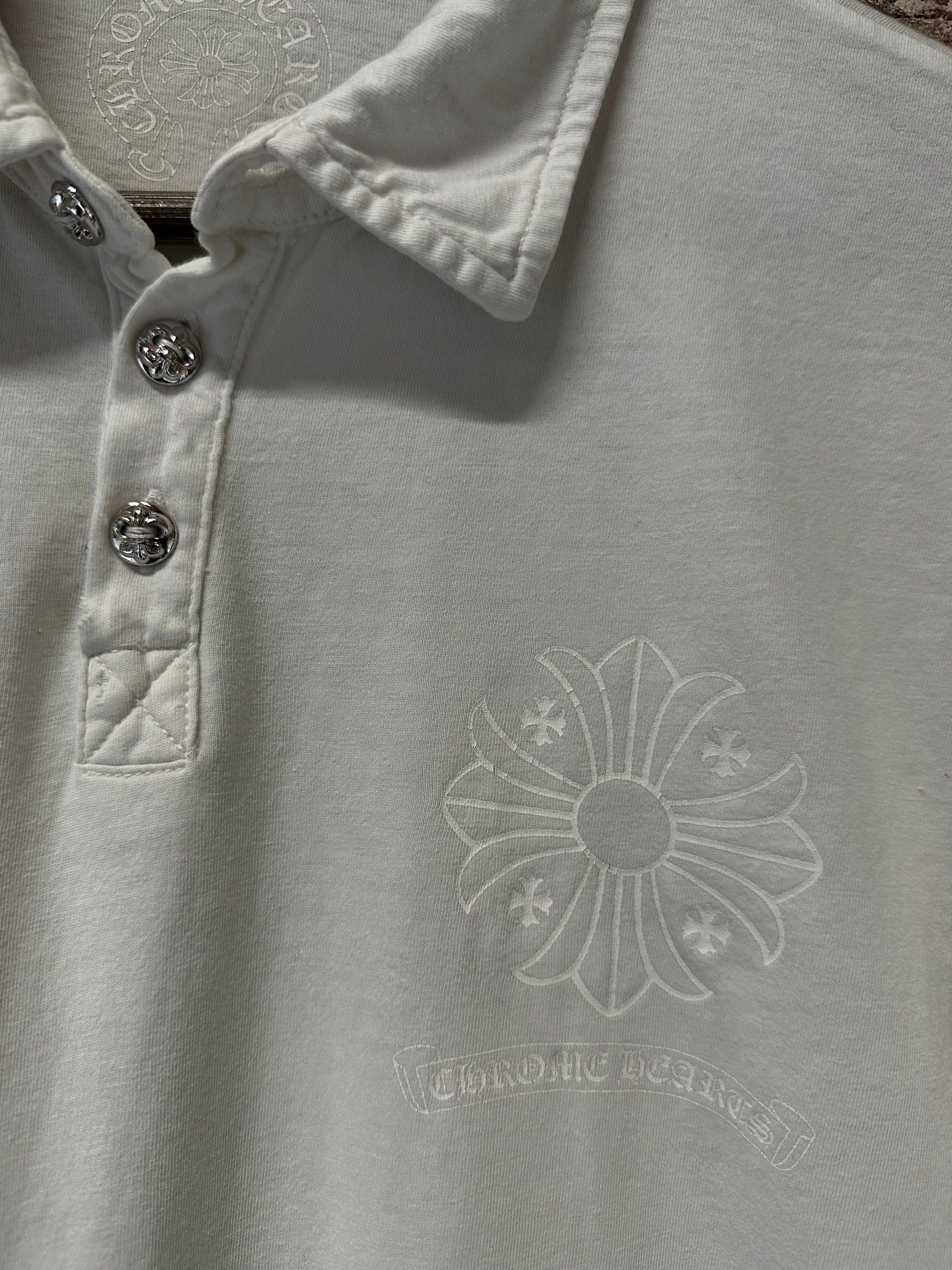 Chrome Hearts Polo Shirt White