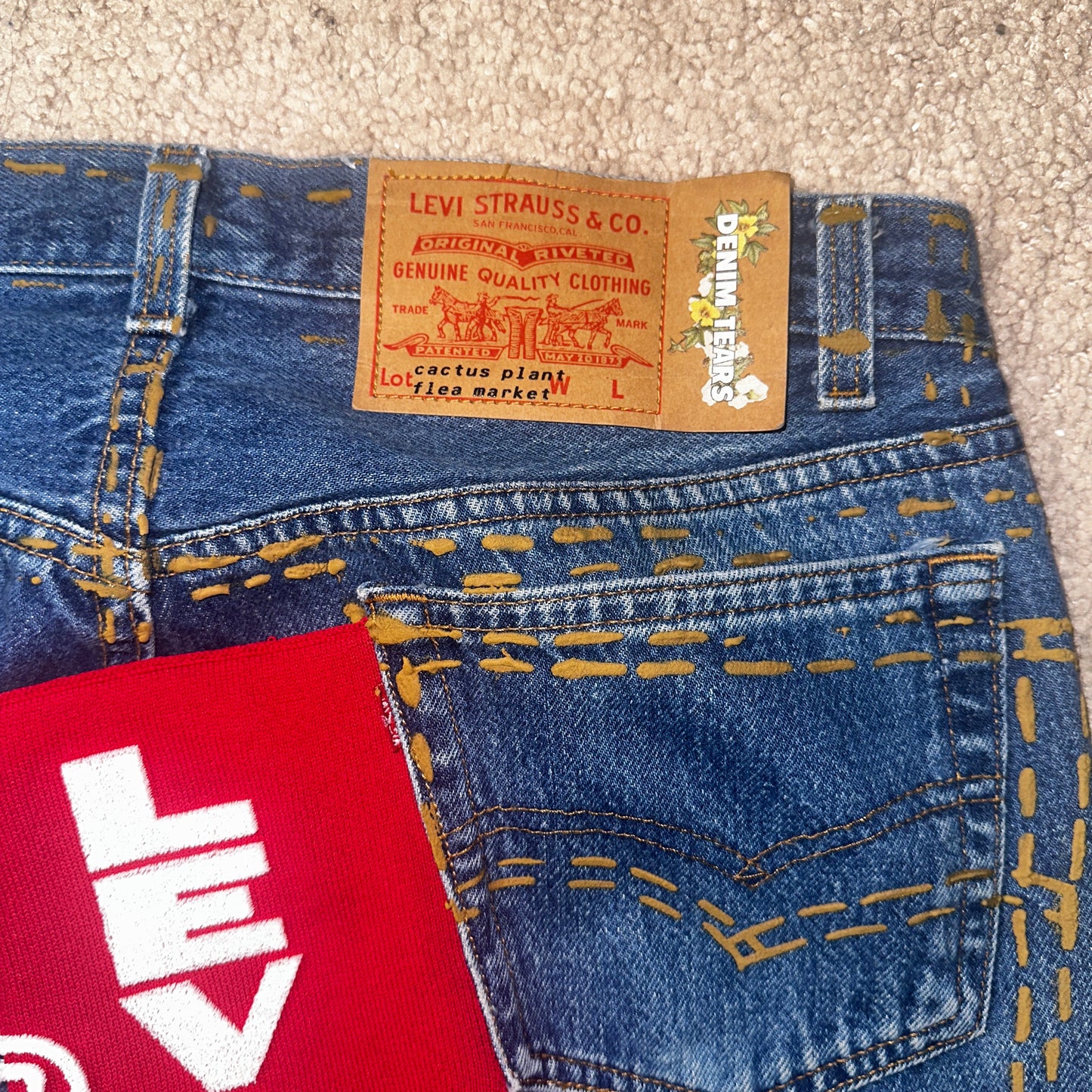 DENIM TEARS X CPFM DENIM JEANS