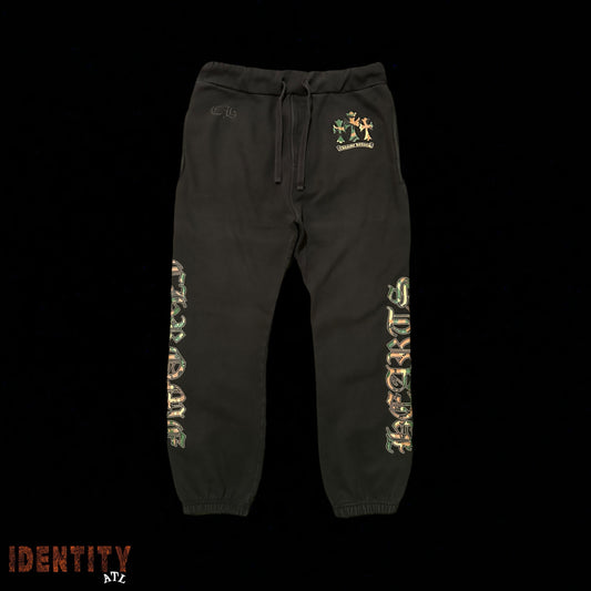 CHROME HEARTS CAMO/BLACK SWEATPANTS