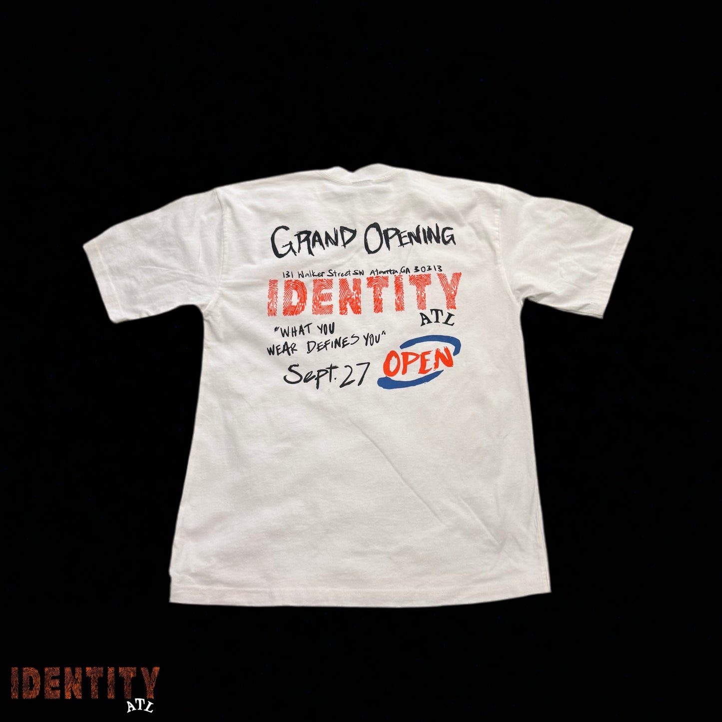 IdentityATL Grand Opening Tee White