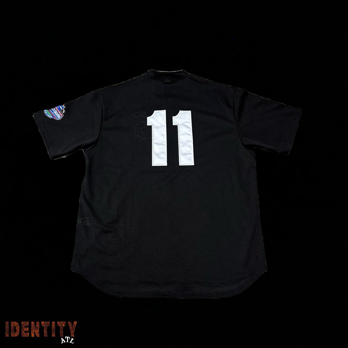 Supreme S Logo Baseball Henley Black