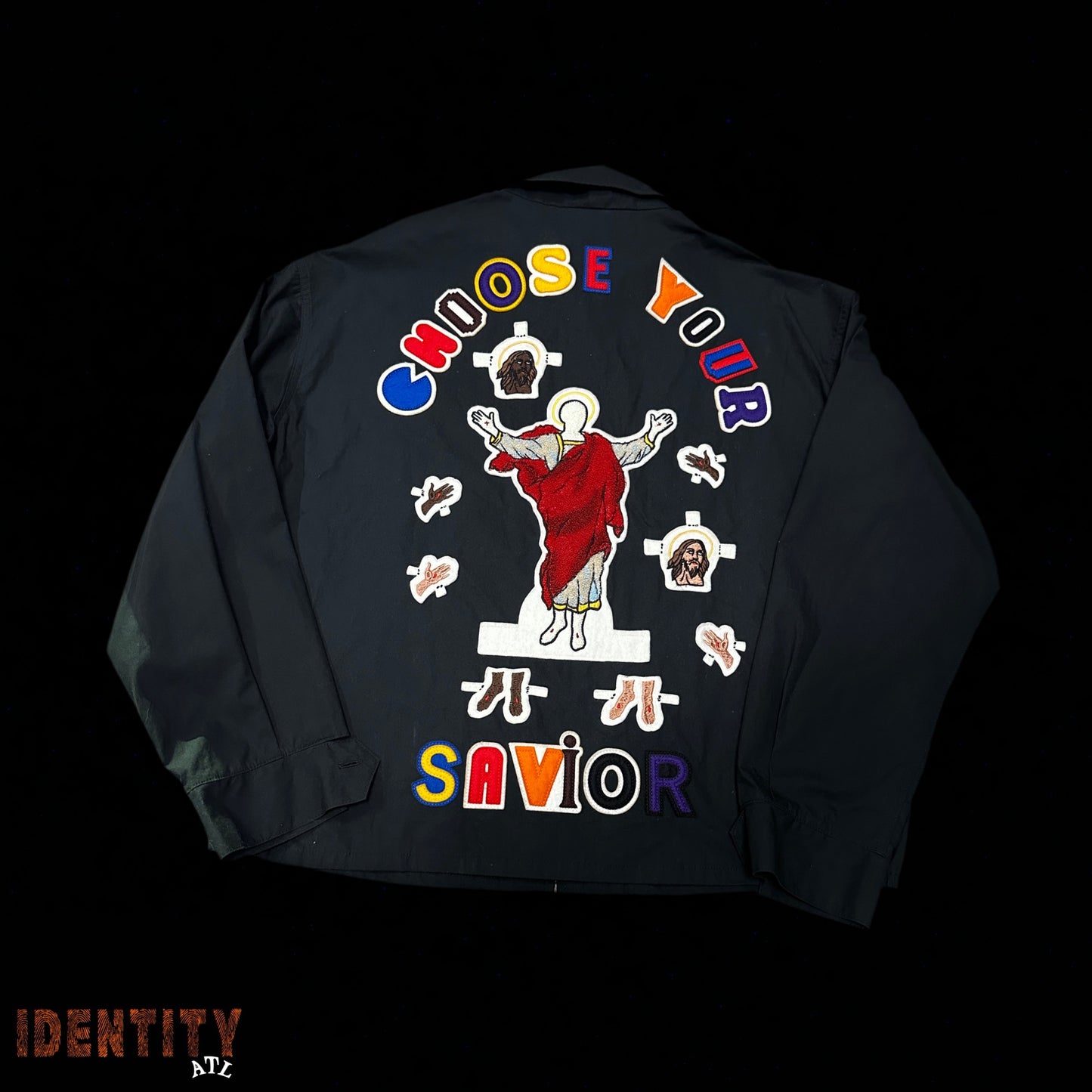 Saint Michael x Denim Tears Choose Your Savior Jacket Black