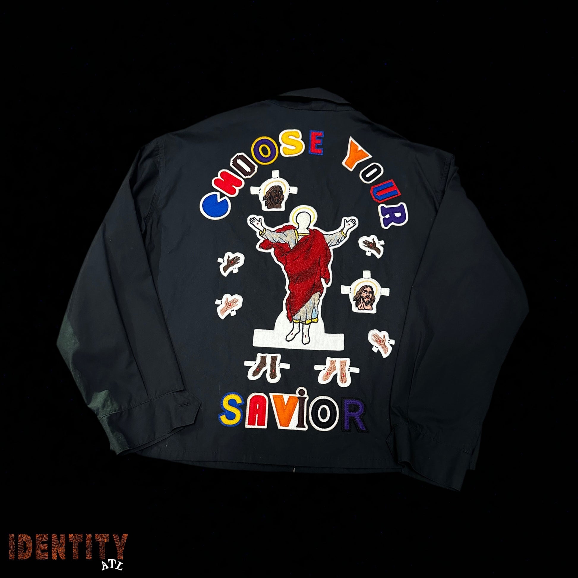 Saint Michael x Denim Tears Choose Your Savior Jacket Black
