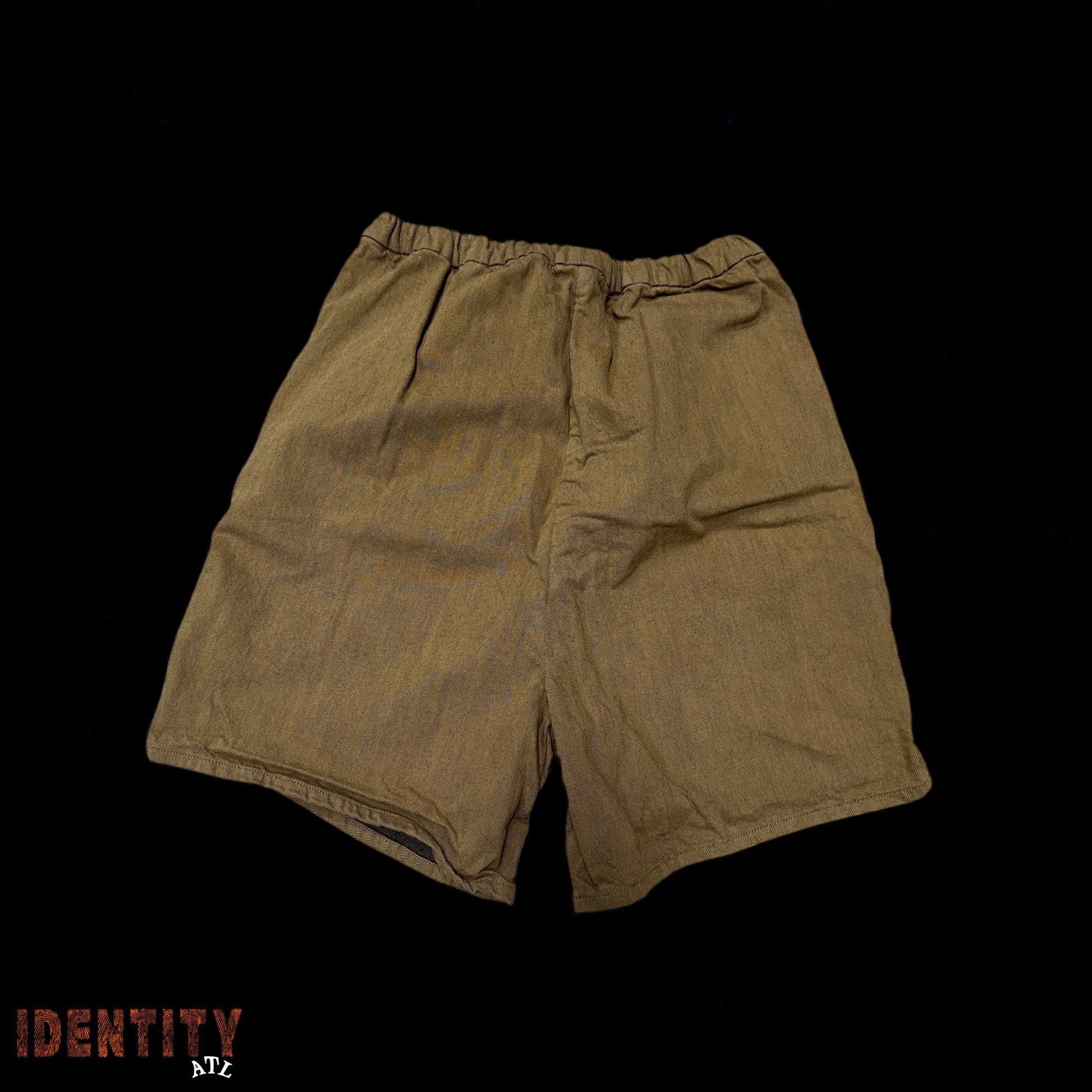 Fear of God Stripe Denim Shorts Brown