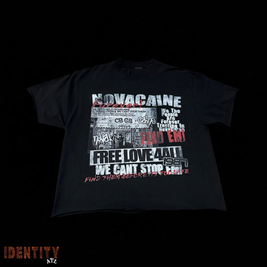 Novacaine Free Love For All Tee Black