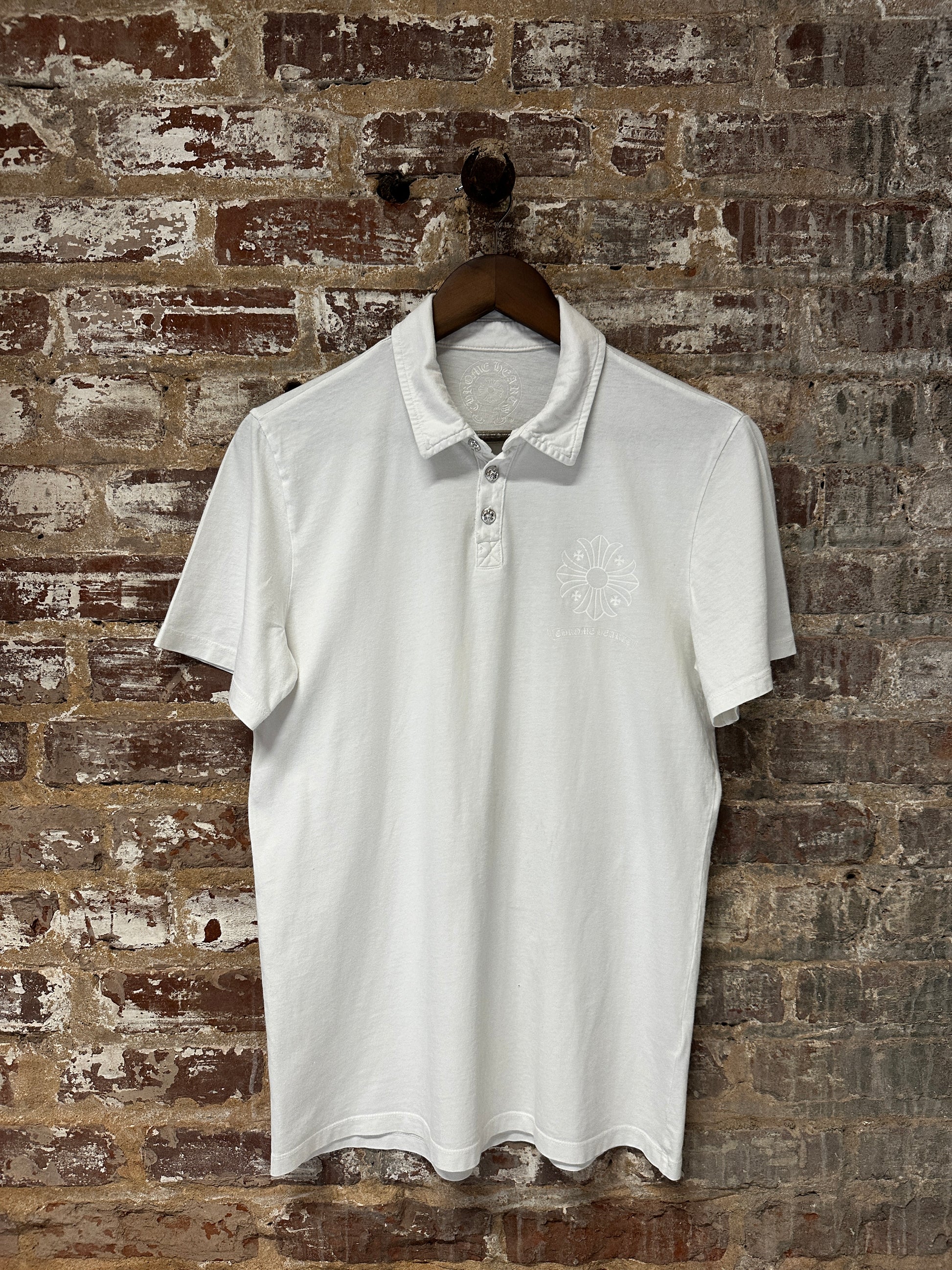 Chrome Hearts Polo Shirt White