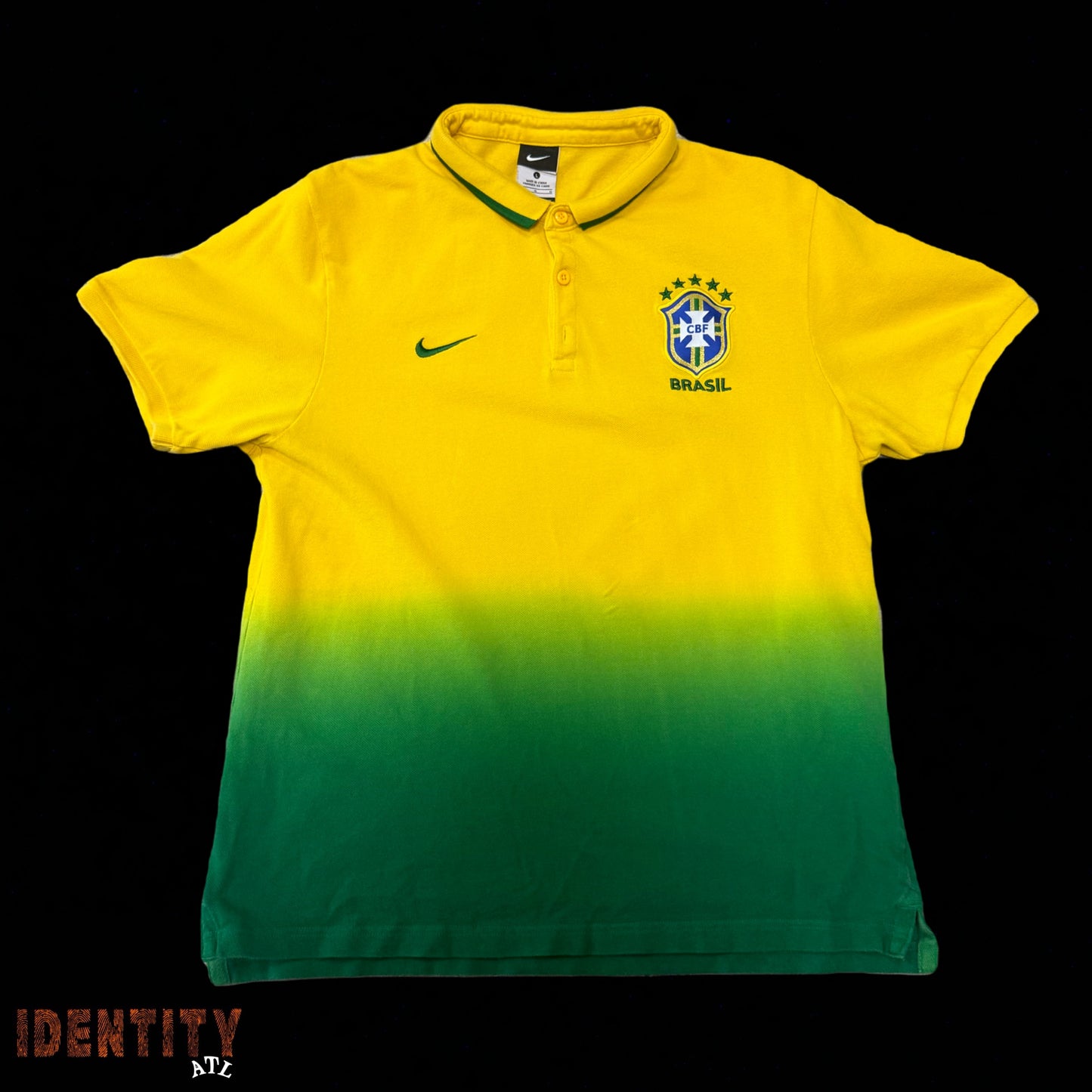 Vintage Nike Brasil Polo