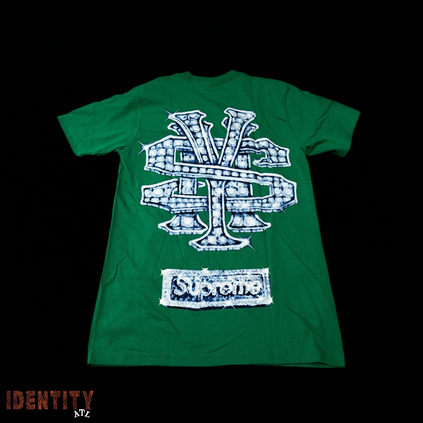 Supreme Snowman Tee Green