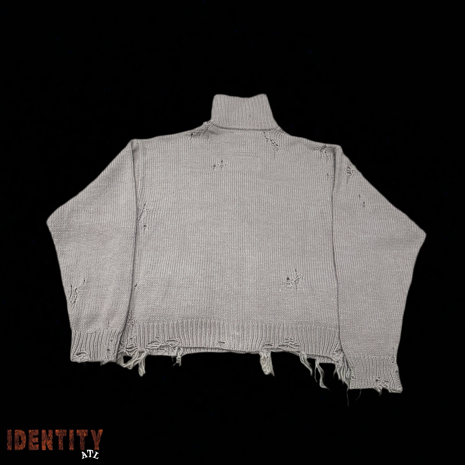 MMY Distressed Dinosaur Knit Cardigan