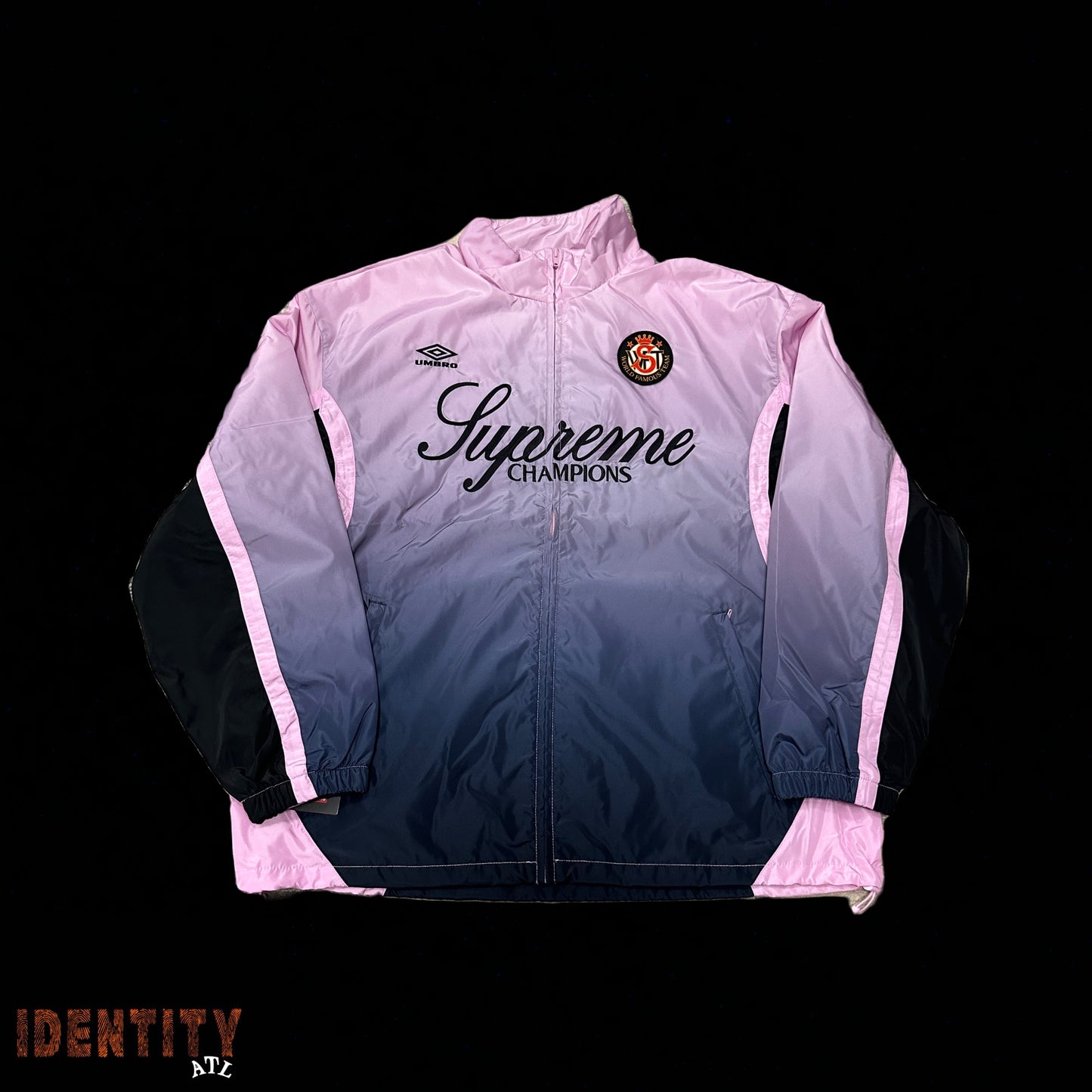 Supreme Umbro Gradient Track Jacket Pink