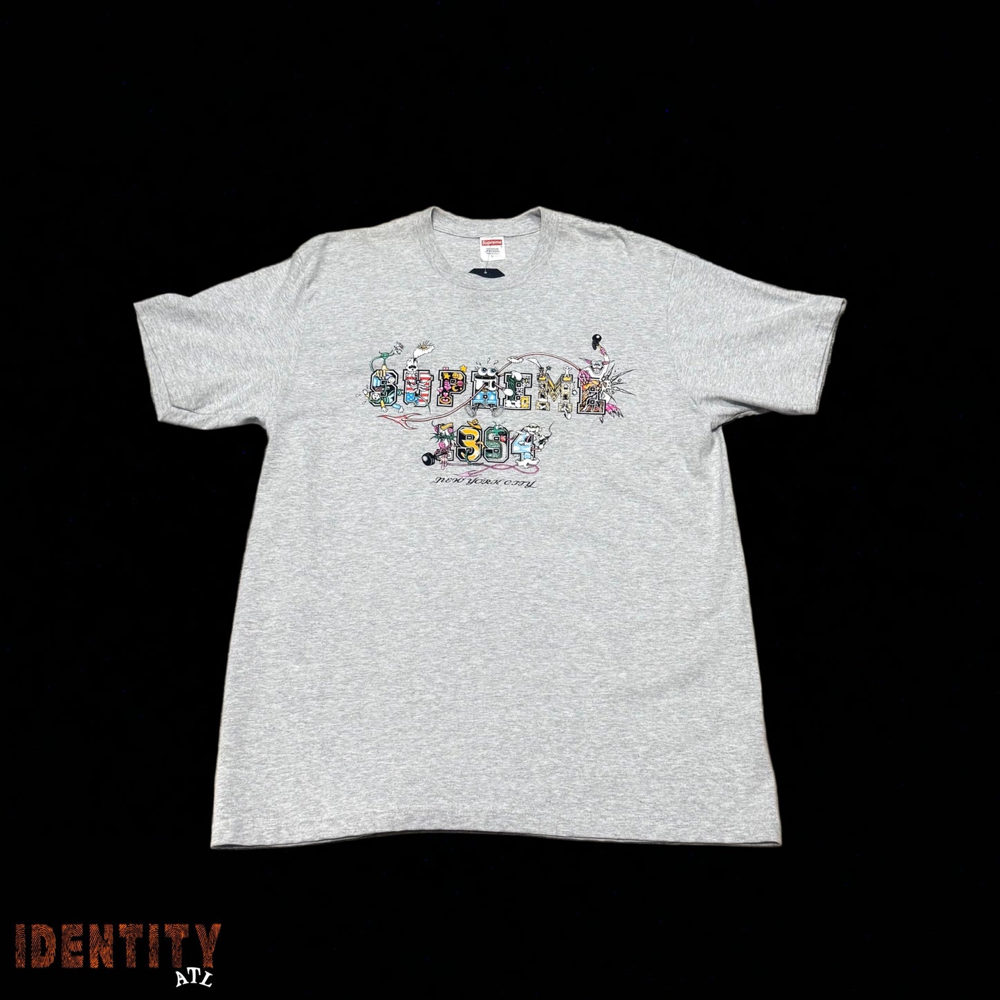 Supreme Varsity Tee Ash Grey