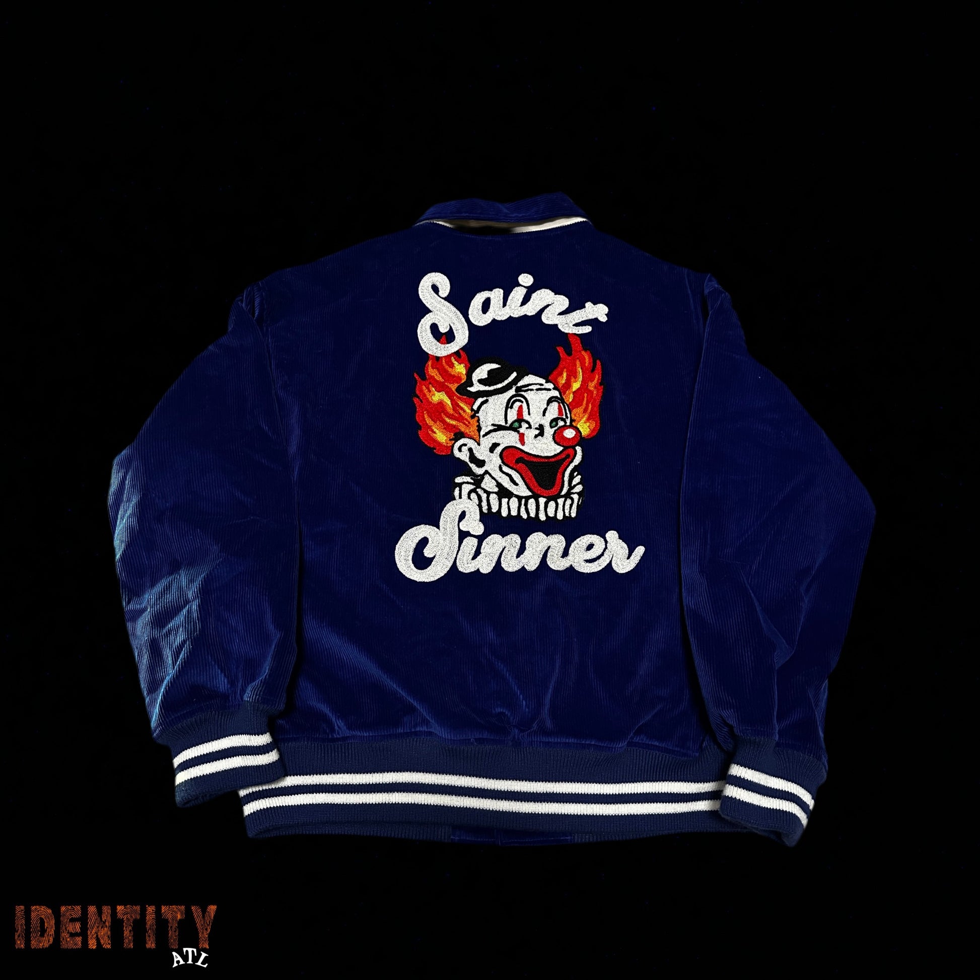 Saint Michael Circus Sinners Corduroy Jacket Blue