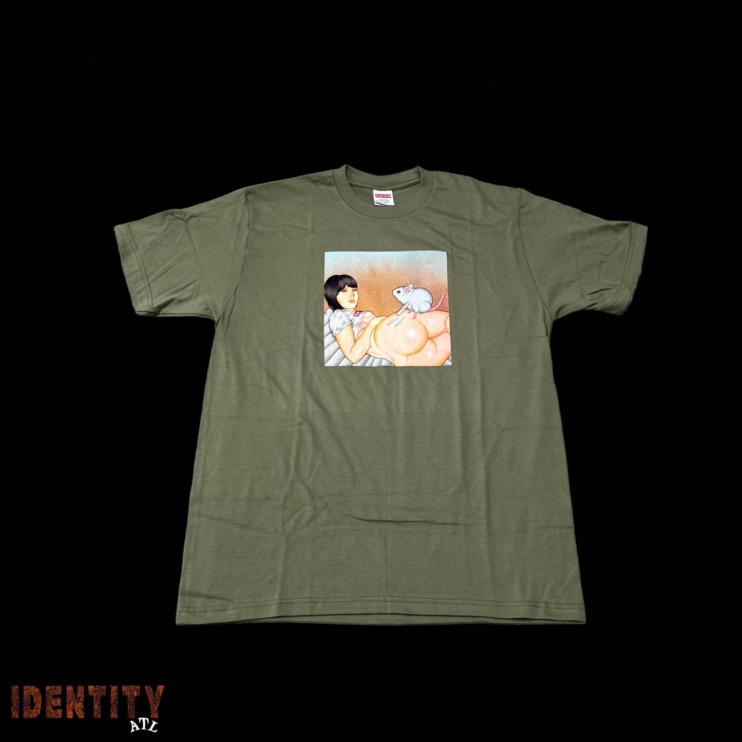 Supreme Mouse Tee (SS25) Olive
