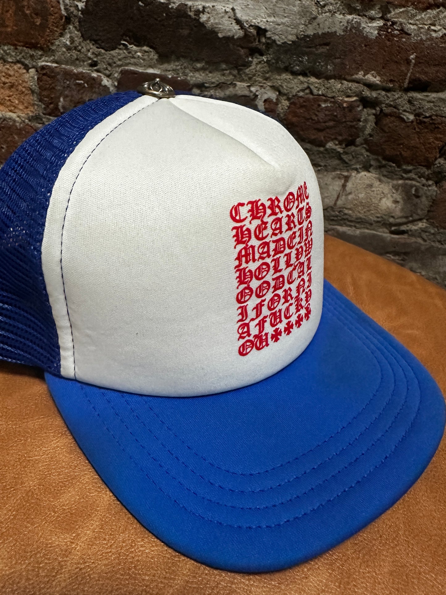 Chrome Heart EyeChart Trucker Hat