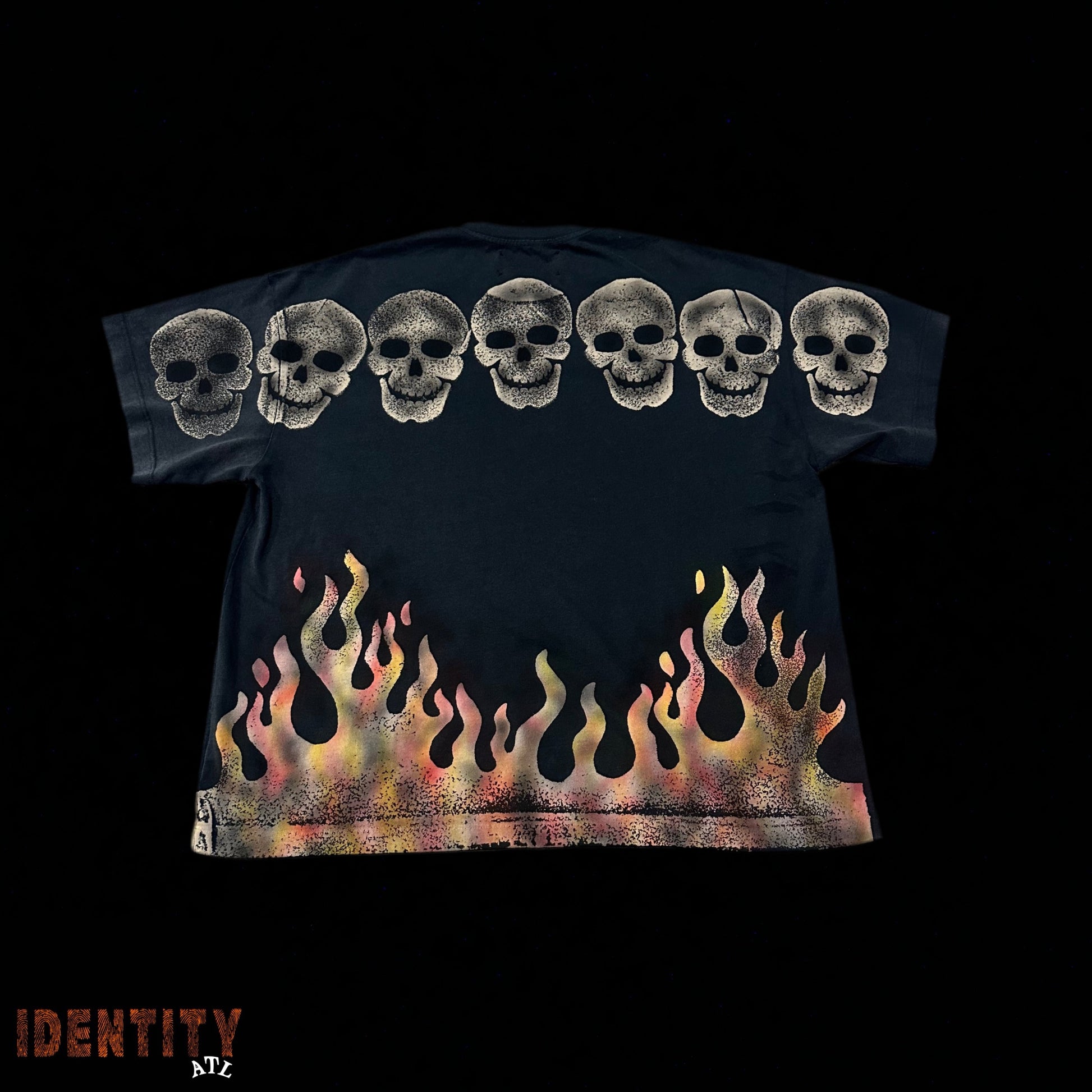 Satoshi Skull T-shirt Black