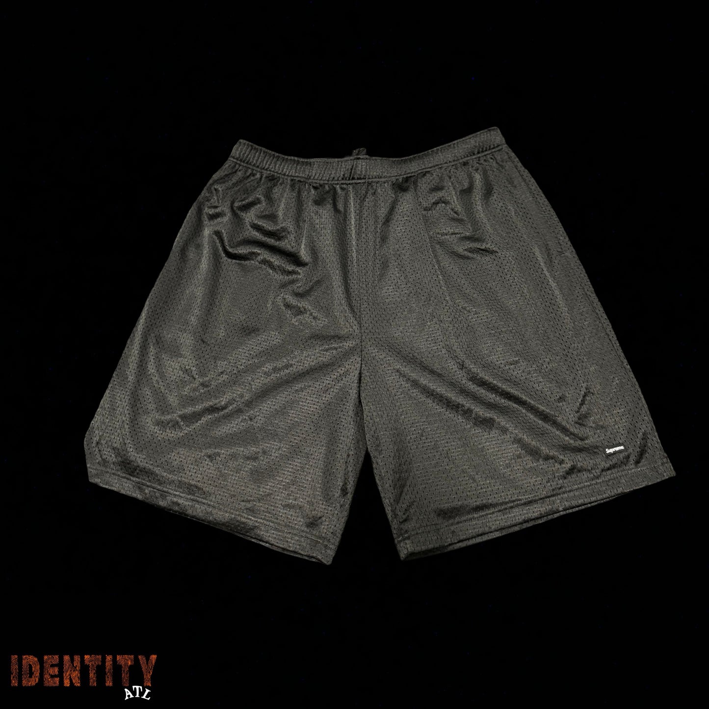 Supreme Black Box Logo Mesh Shorts