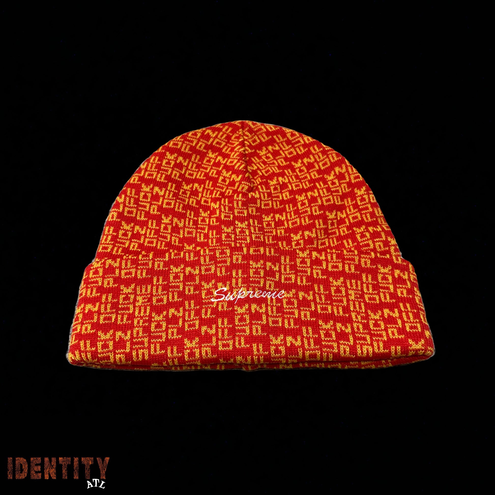 Supreme Fuck Off Beanie Red