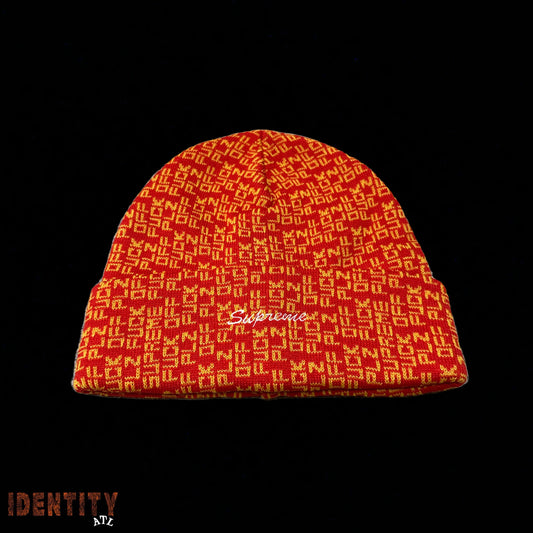Supreme Fuck Off Beanie Red