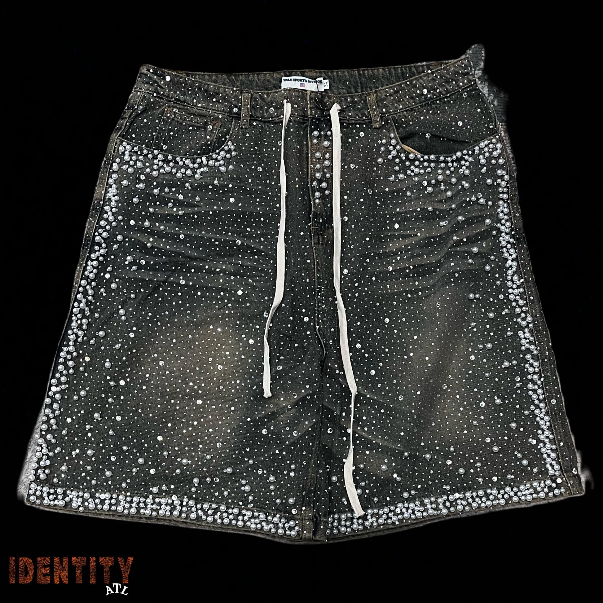 Vale Forever Green Studded Shorts