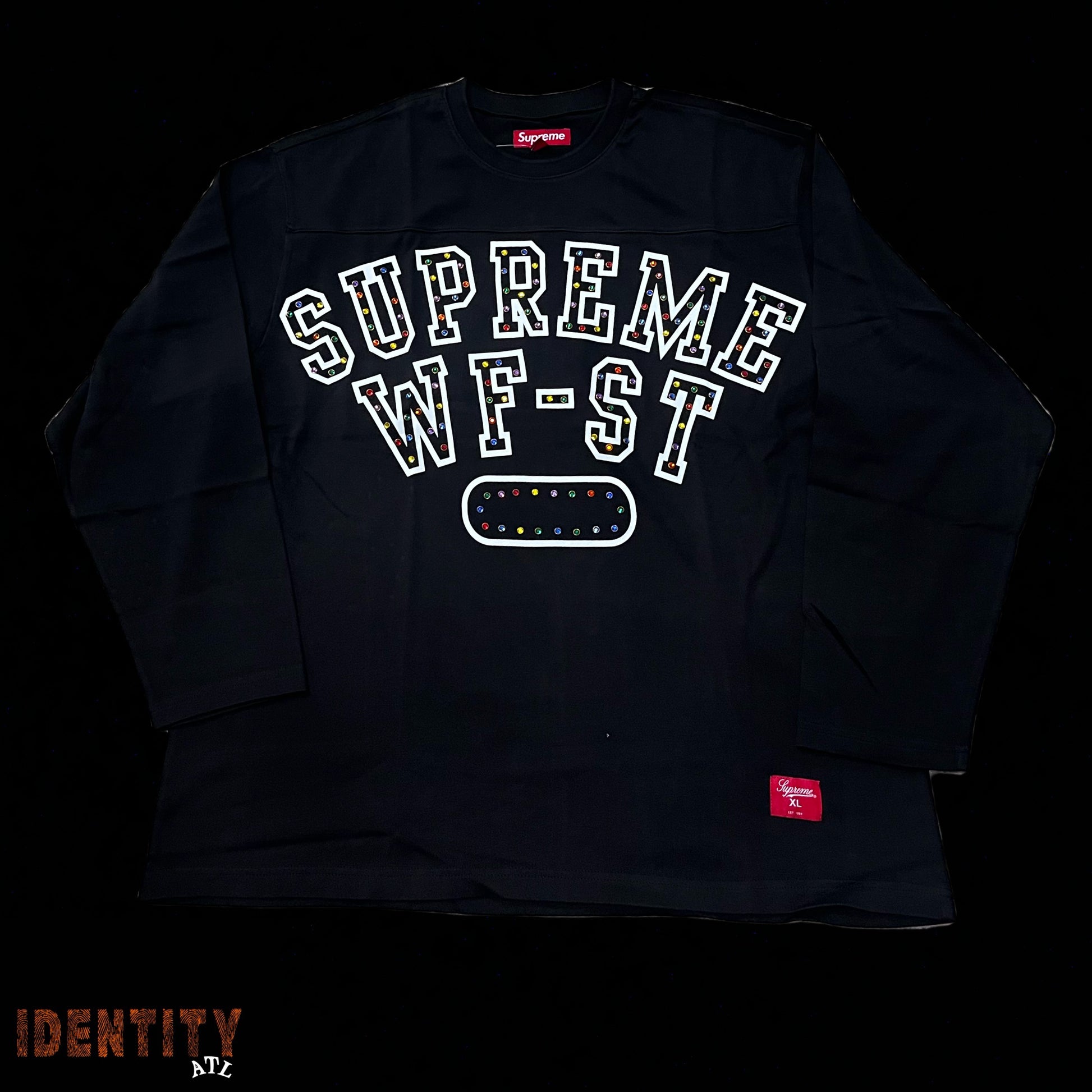 Supreme Athletic Studded L/S Top Black