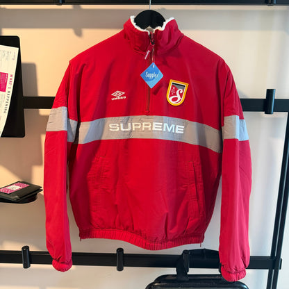 Supreme x Umbro Faux Fur Reversible Pullover Red