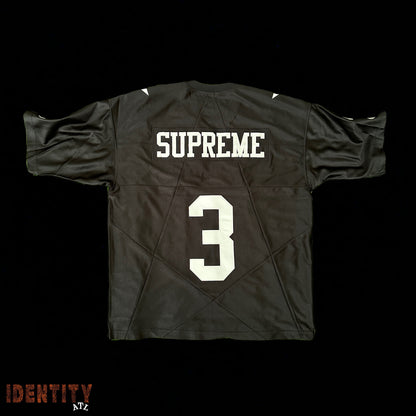 SUPREME STAR FOOTBALL JERSEY BLACK