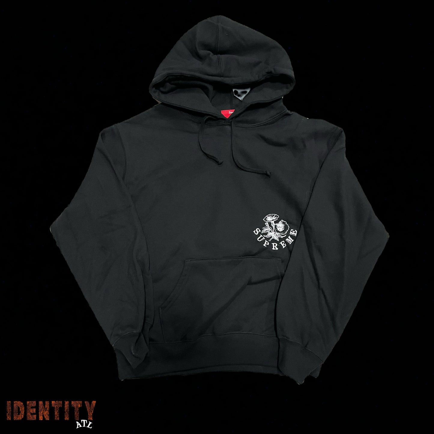 Supreme Wild Embroidered Hooded Sweatshirt Black