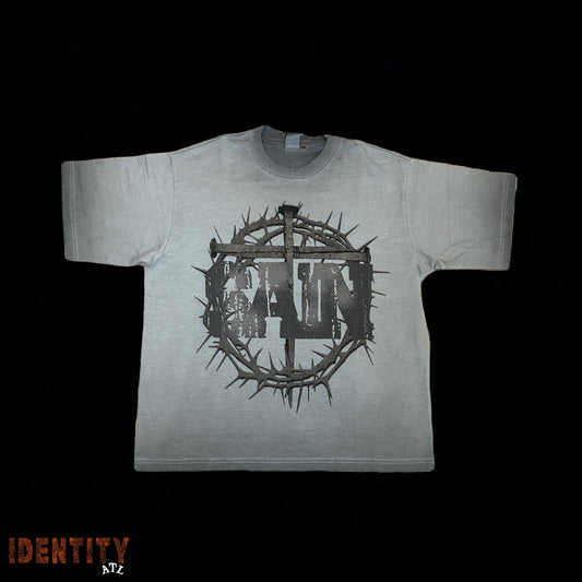 SAINT VANITY SAINT TEE LIGHT GREY