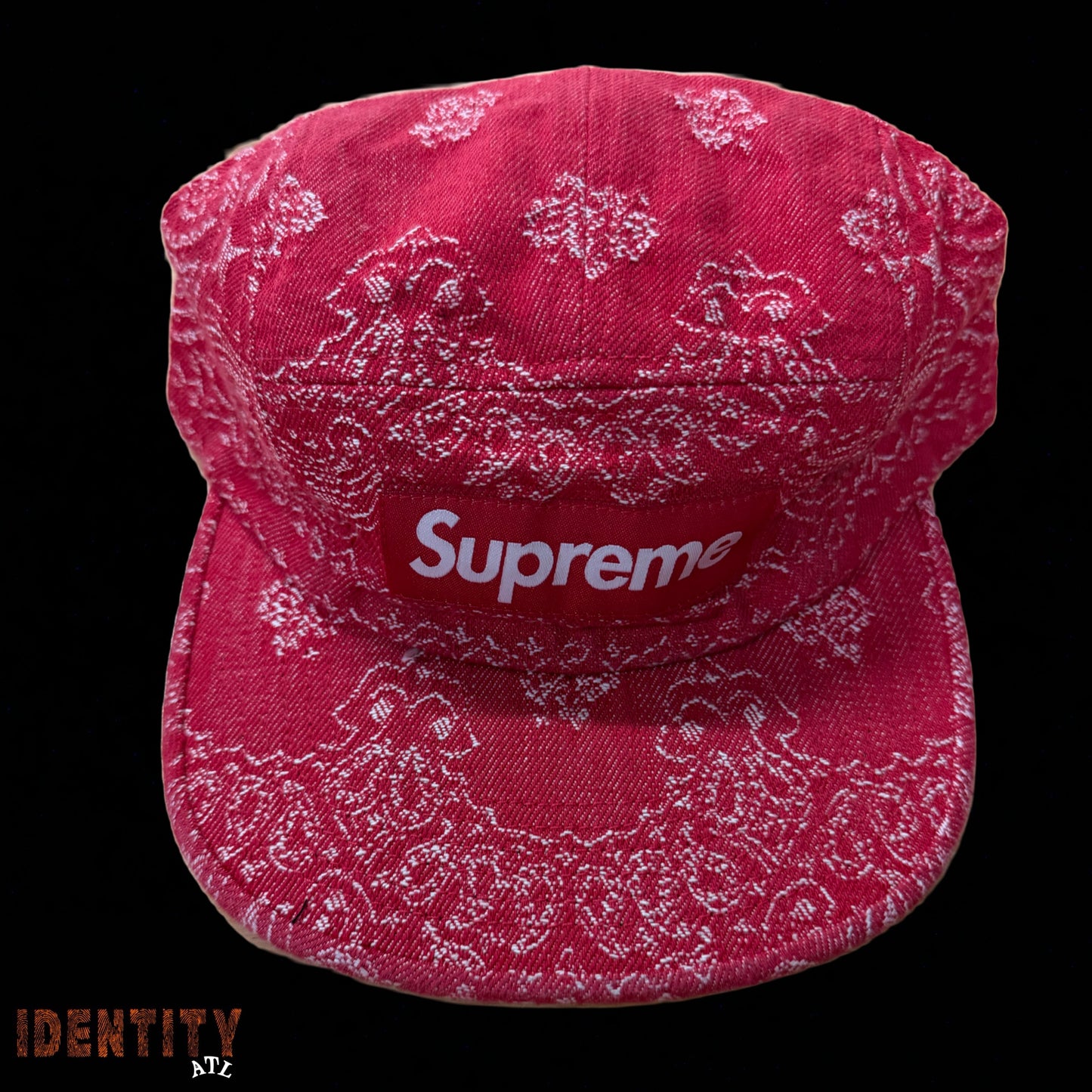 Supreme Bandana Camp Cap Red