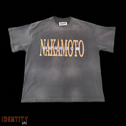 Satoshi Nakamoto Gameshow Studded Tee
