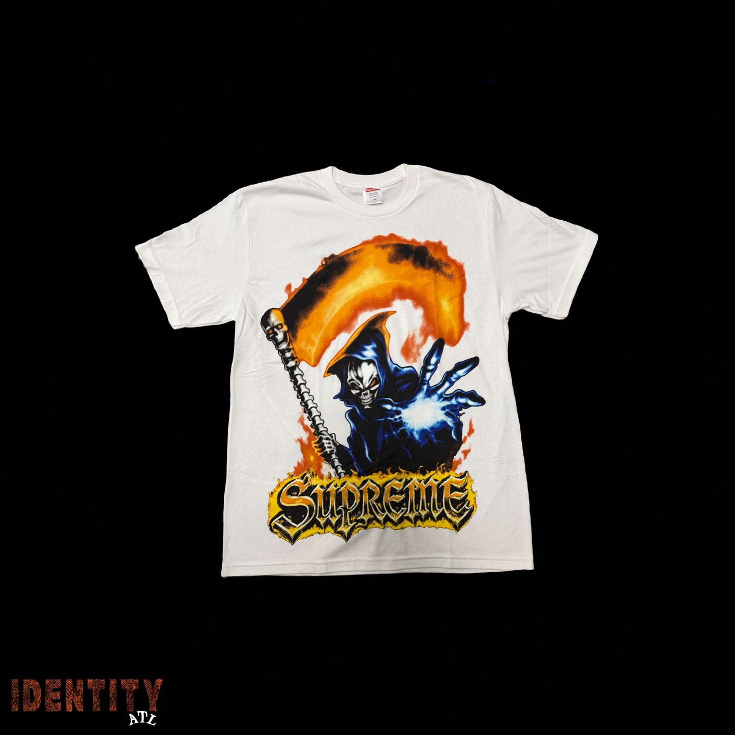 Vintage Grim Reaper Tee White
