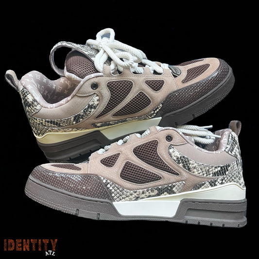 Louis Vuitton Brown Snakeskin Sneaker