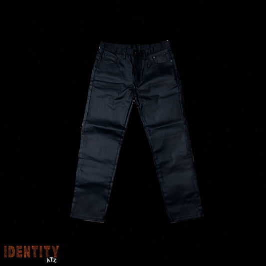 Districte Black Waxed Jeans