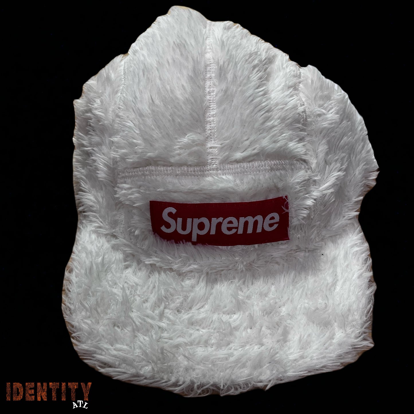 Supreme Fuzzy Camp Cap White