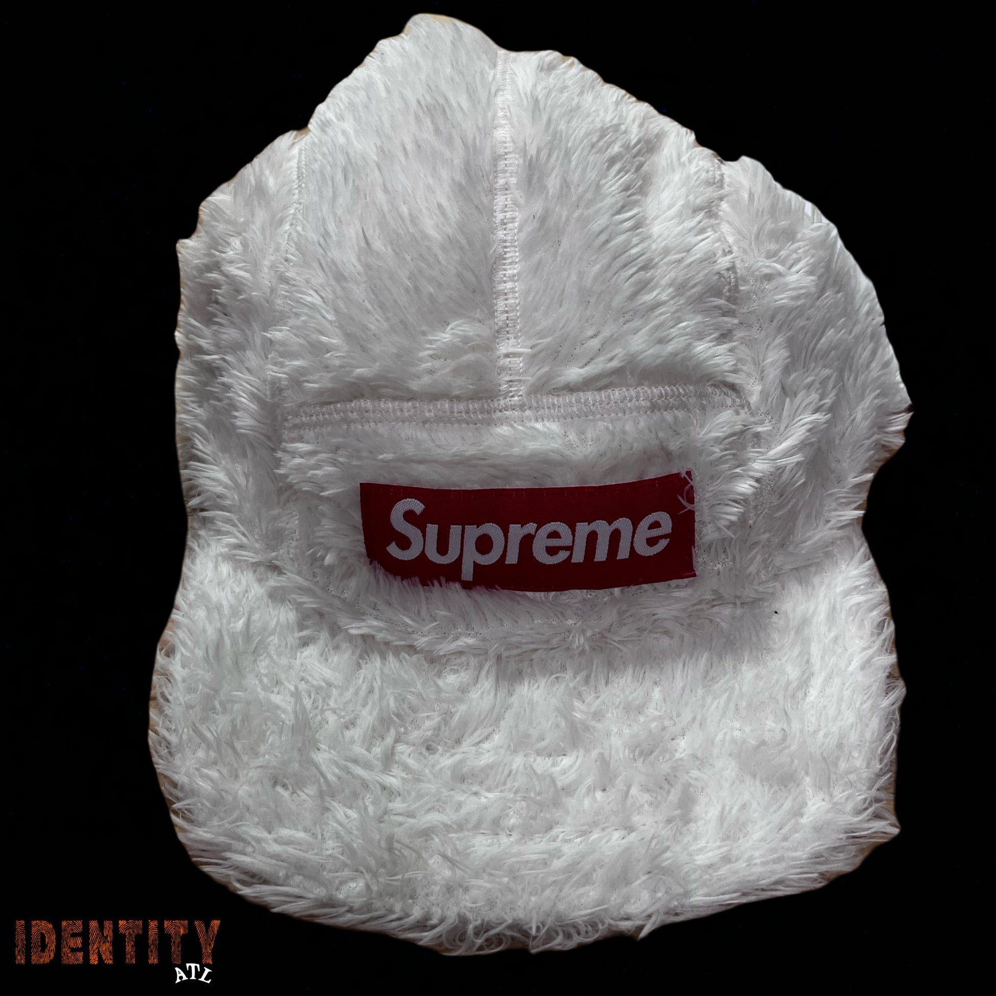 Supreme Fuzzy Camp Cap White