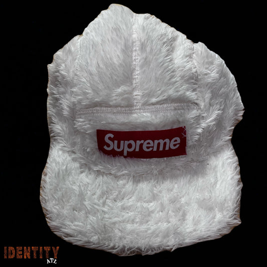 Supreme Fuzzy Camp Cap White