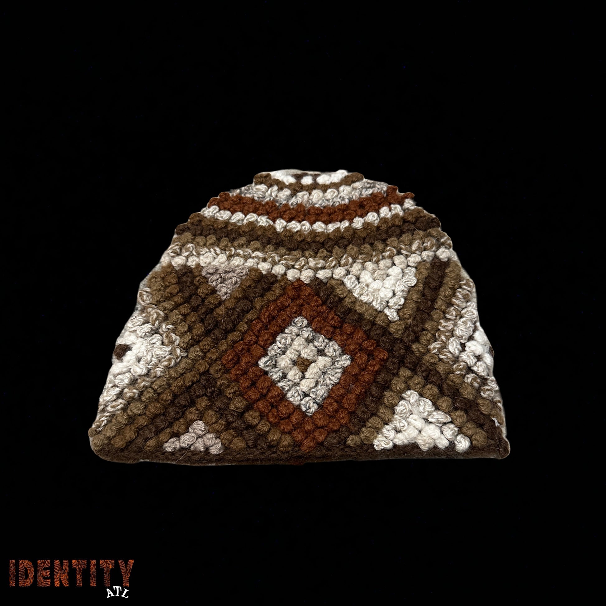 Supreme Textured Knit Beanie Brown