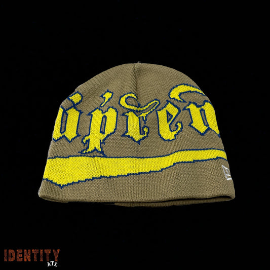 Supreme New Era Accent Beanie Khaki