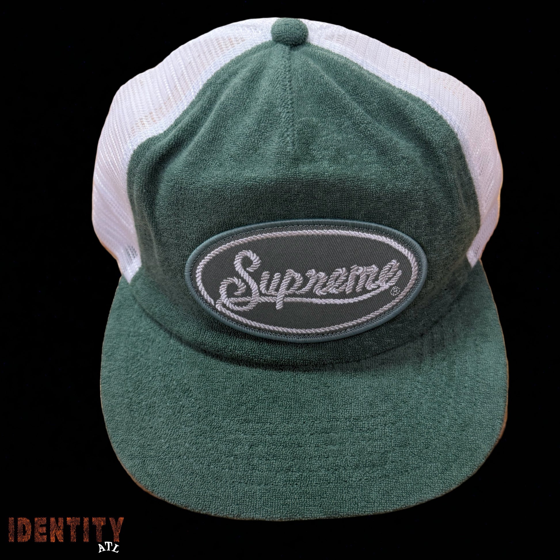 Supreme Terry Mesh Back 5 Panel Work Teal