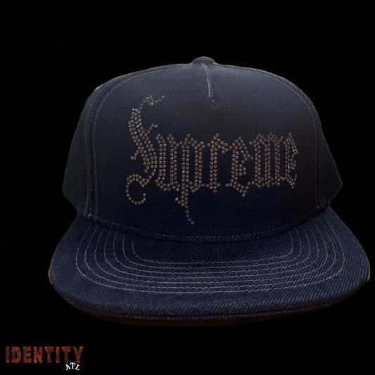 Rhinestone 5-Panel Denim