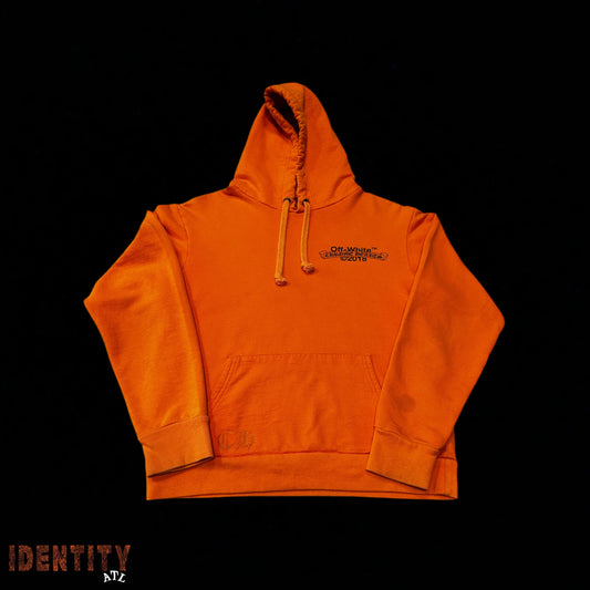 Chrome Hearts x Off White Hoodie Orange
